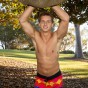 Handsome young muscle dude Sean Cody Truman jerks his big dick to a massive cumload