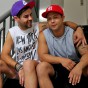Sexy young nude dudes Jesse Carter and Sam Sivahn hardcore ass fucking