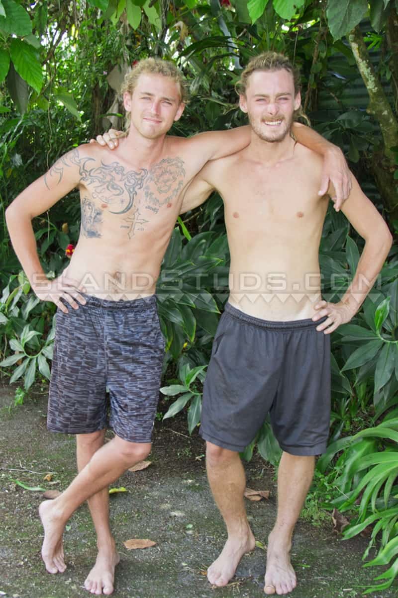 IslandStuds gay porn straight hung blond hippy farmer brothers sex pics Christian Josh Snowboarder Tree 002 gallery video photo - Hung blond hippy farmer bros Christian Josh and Snowboarder Tree are back in hot duo action