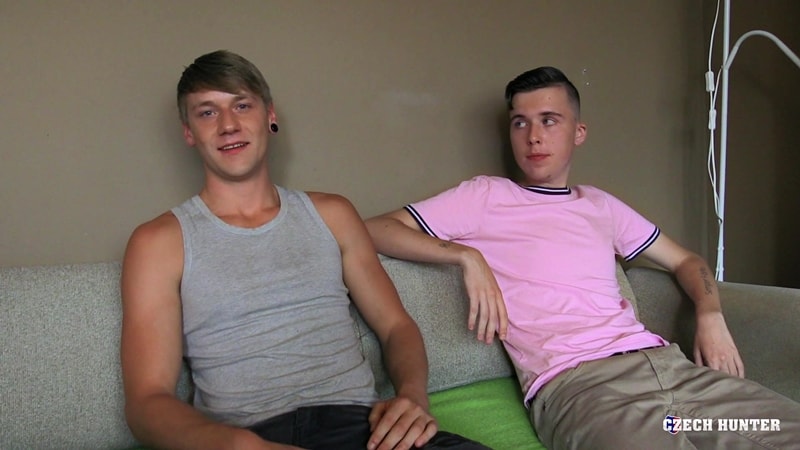 Czech Hunter 475 young straight dudes first time anal and me makes three