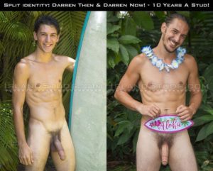 IslandStuds sexy big dick Darren wanks massive 9 inch dick spraying jizz over naked body 0 image gay porn 300x241 - Men sexy young Ashton Summers’s huge raw cock barebacking hottie dude Nate Grimes’s hot hole