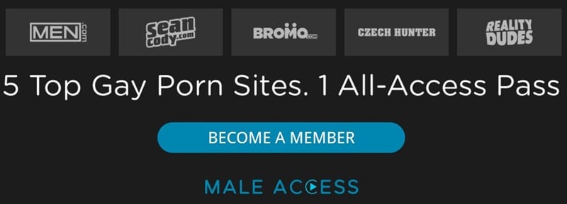 5 hot Gay Porn Sites in 1 all access network membership vert 4 - Sexy muscle bottom boy Caden’s hot bubble butt raw fucked by Brogan’s massive thick dick