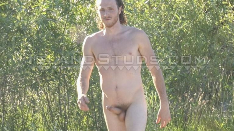 Island Studs Riley Rodriguez Redheaded ripped American Island Studs strips nude wanking big uncut cock 0 porno gay pics 768x432 - Horny American bisexual Riley Rodriguez stroking out a huge cum load at Island Studs