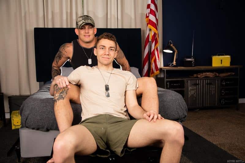 Active Duty horny young army dudes Adrian Duval Brock Kniles flip flop anal fuck fest 9 image gay porn - Active Duty horny young army dudes Adrian Duval and Brock Kniles flip flop anal fuck fest