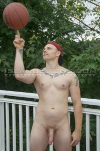 Sexy young American sportsman Island Studs Greyson stripped nude stroking big thick cock 0 image gay porn 200x300 - Sexy young American sportsman Island Studs Greyson stripped nude stroking big thick cock