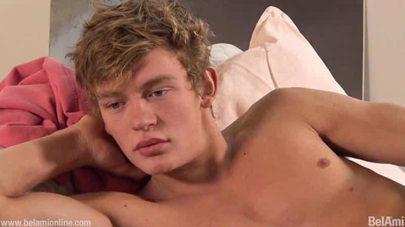 Hottie young cute John Lennox strips nude wanking huge uncut dick spraying cum all over at Belami 2 image gay porn - Hottie young cute John Lennox strips nude wanking his huge uncut dick spraying cum all over at Belami