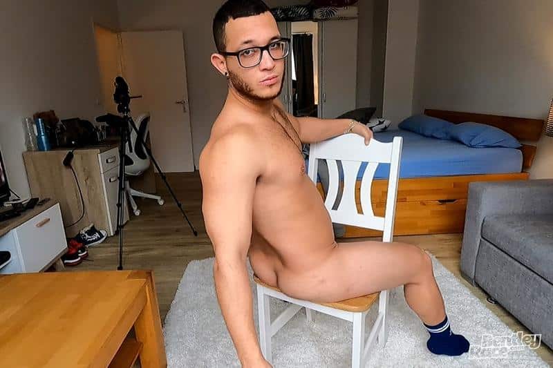 Sexy young muscle cub David Avila strips nude stroking massive thick uncut cock 13 image gay porn - Sexy young muscle cub David Avila strips nude stroking his massive thick uncut cock
